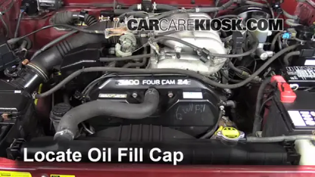 2001 Toyota Tacoma DLX 3.4L V6 Extended Cab Pickup Huile Ajouter de l'huile